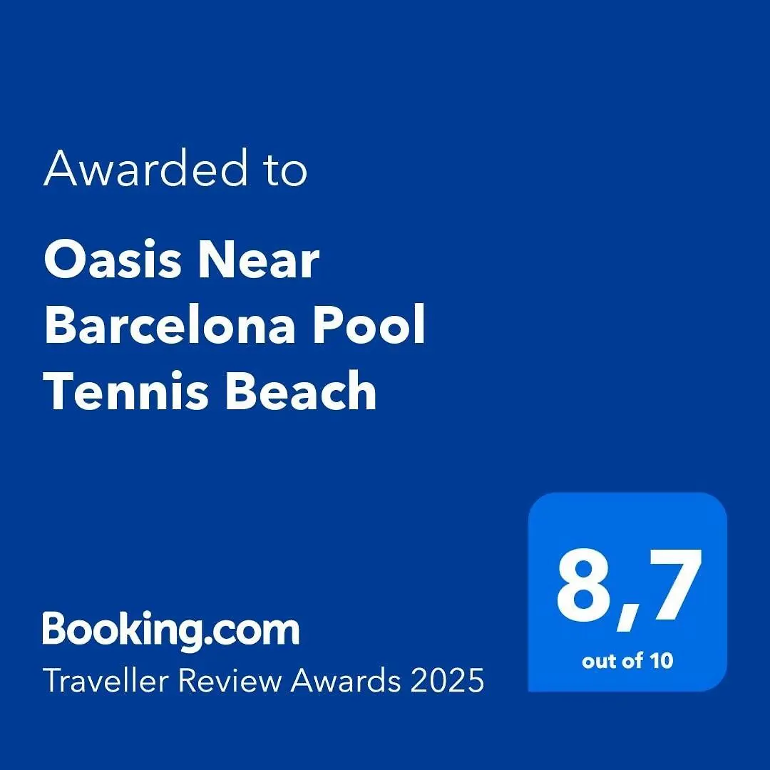 Oasis Near Barcelona Pool Tennis Beach Sant Andreu de Llavaneres Appartement